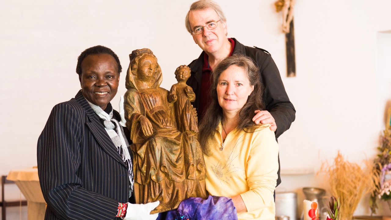 Kölliker Marienstatue macht Station in Suhr