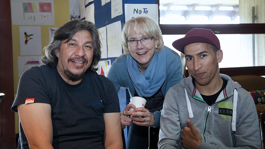 Schwester und Kamerad des Augenblicks