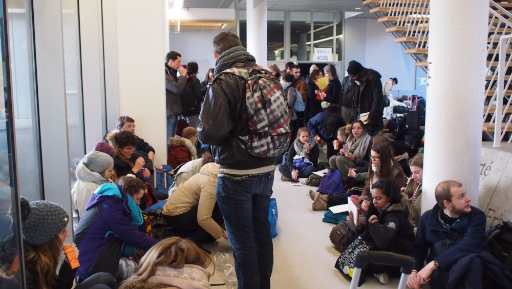 Das Dreiländereck wird zur Hotel-Rezeption