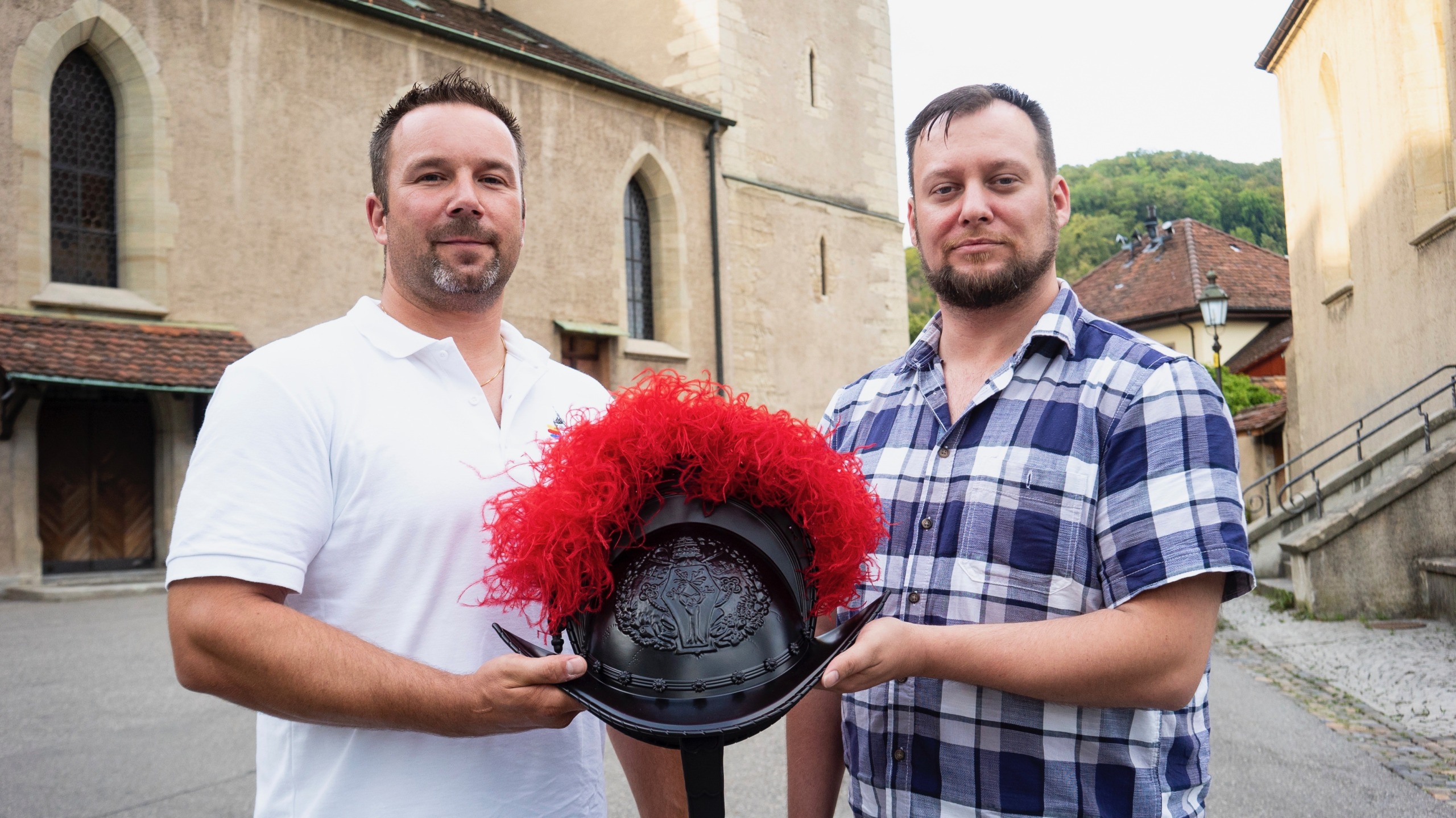 Die Schweizergarde kommt nach Baden