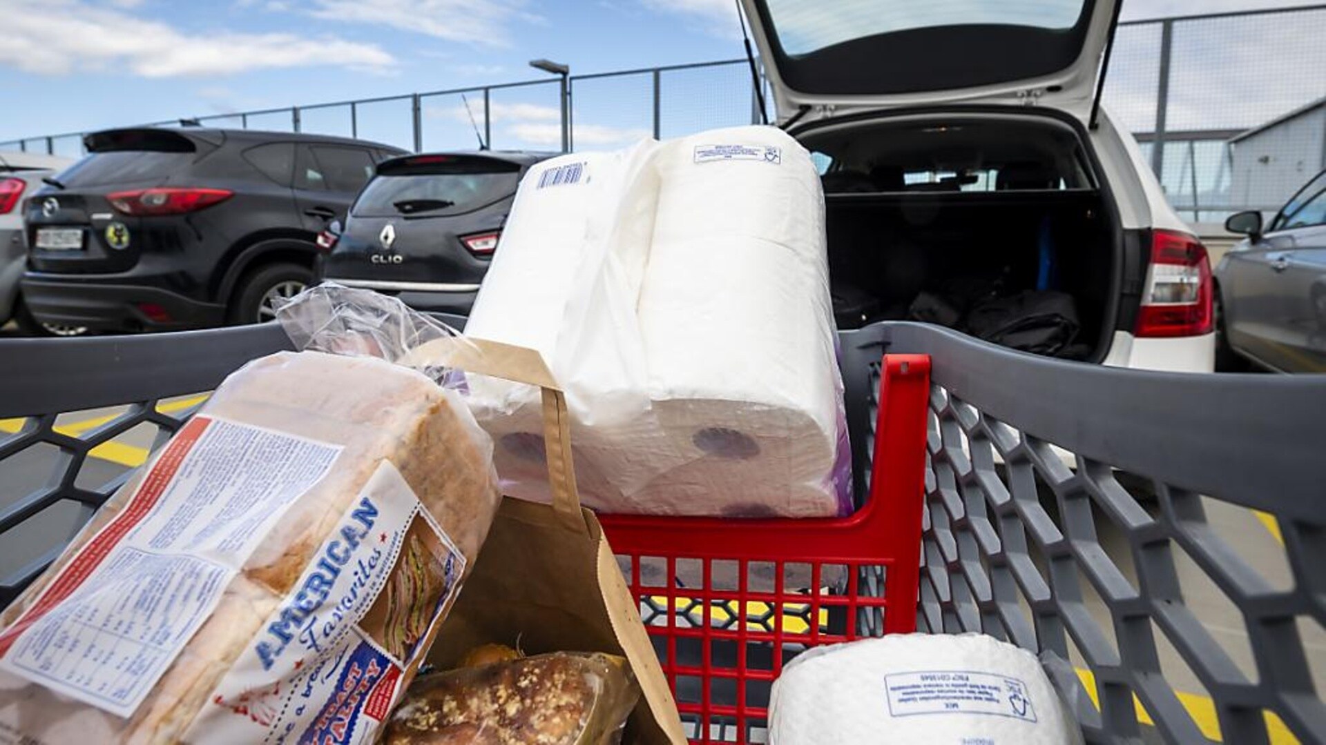 Einkaufsbummel am Tag  von Christi Leiden