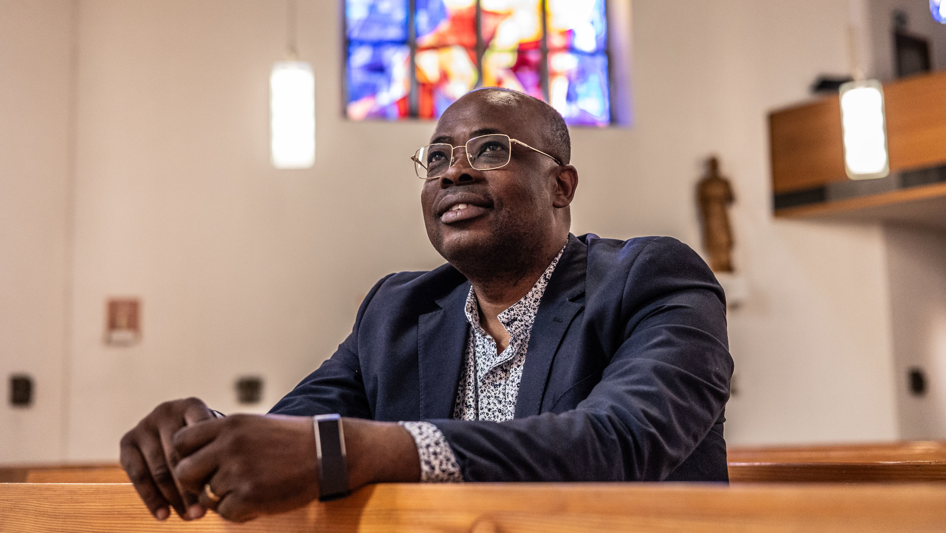 Ignatius Okoli: «Ist die Motivation da, sind Distanzen kein Problem, wie in Nigeria.»